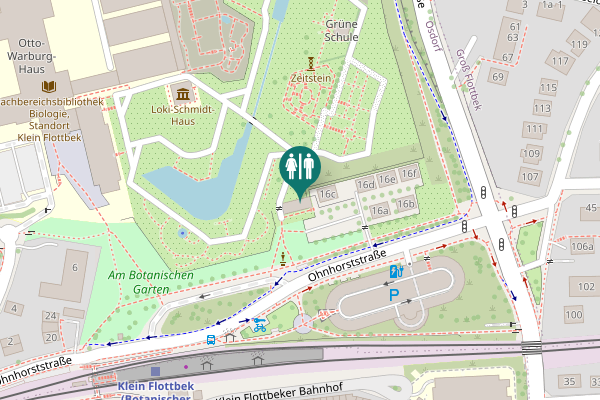 Map showing location of Ohnhorststraße 16c Toilet