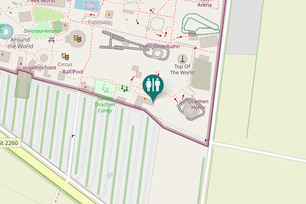 Map showing location of Wiesentheider Straße 25 Toilet
