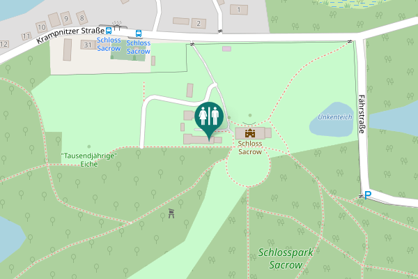 Map showing location of Krampnitzer Straße 33 Toilet