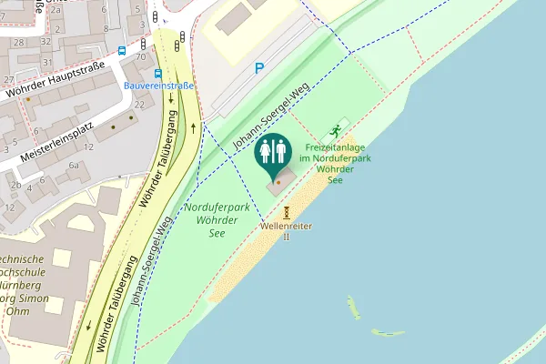 Map showing location of Johann-Soergel-Weg 50 Toilet