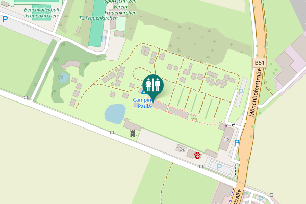 Map showing location of Mönchhoferstraße 17 Toilet