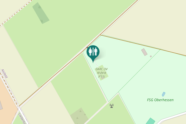 Map showing location of B 49 Toilet