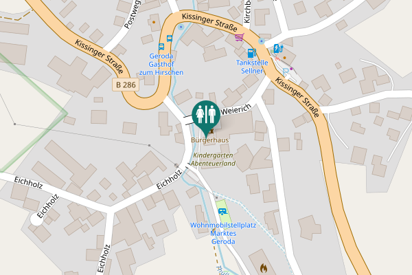 Map showing location of Eichholz 1 Toilet