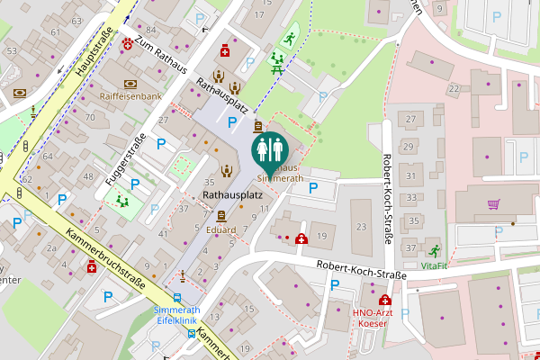 Map showing location of Rathausplatz 1 Toilet