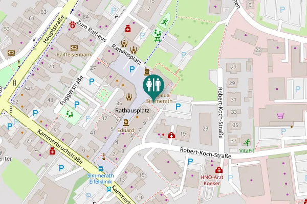 Map showing location of Rathausplatz 1 Toilet