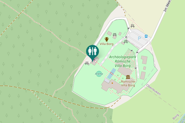 Map showing location of Im Meeswald 1 Toilet