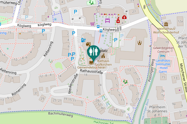 Map showing location of Köglweg 5 Toilet