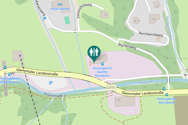 Map showing location of Glemmtaler Landesstraße 471 Toilet