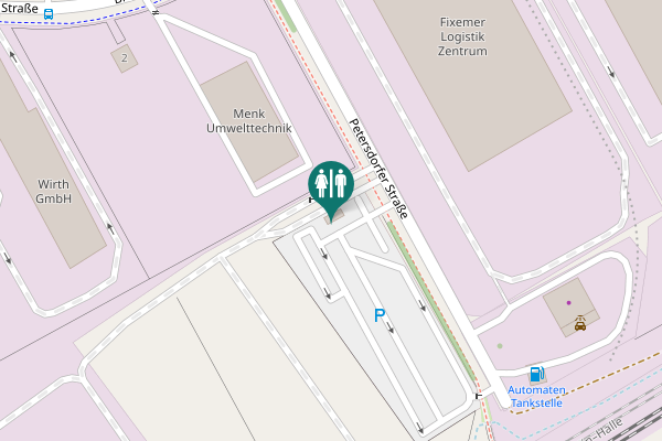 Map showing location of Brehnaer Straße 2 Toilet
