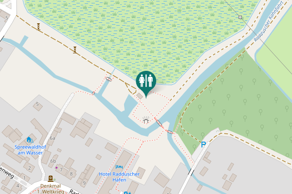 Map showing location of Radduscher Dorfstraße 10 Toilet