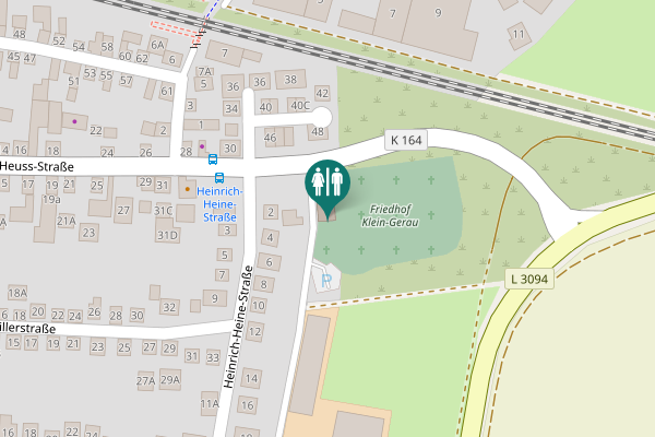 Map showing location of Theodor-Heuss-Straße 35 Toilet
