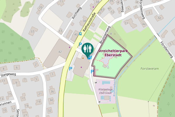 Map showing location of Rathausstraße 55 Toilet