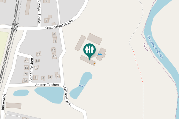 Map showing location of Alter Teichweg 3 Toilet