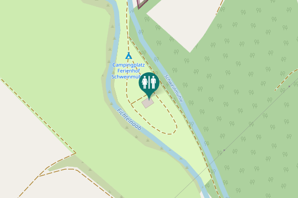 Map showing location of Campingplatzzufahrt 1 Toilet