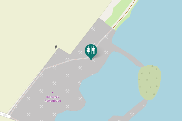 Map showing location of Deggendorf Toilet