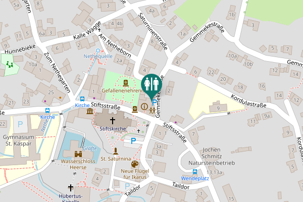 Map showing location of Stiftsstraße 3 Toilet