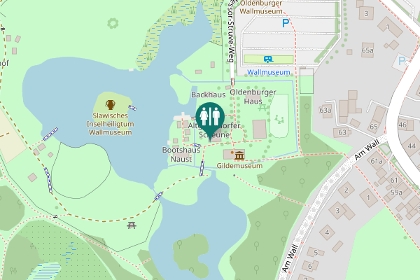 Map showing location of Professor-Struve-Weg 1 Toilet