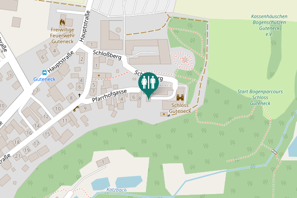 Map showing location of Schloßberg 8 Toilet