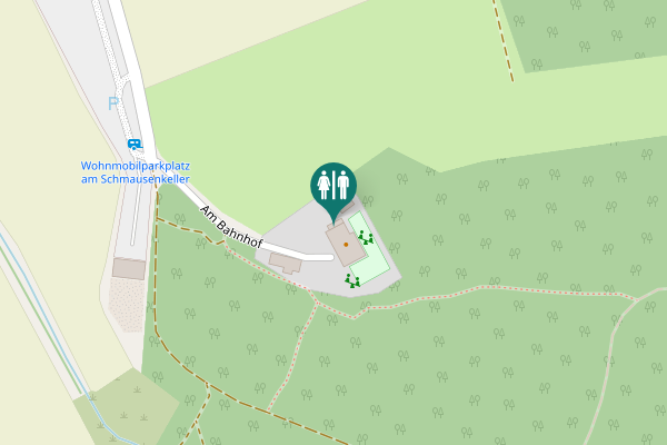 Map showing location of Am Bahnhof 13 Toilet