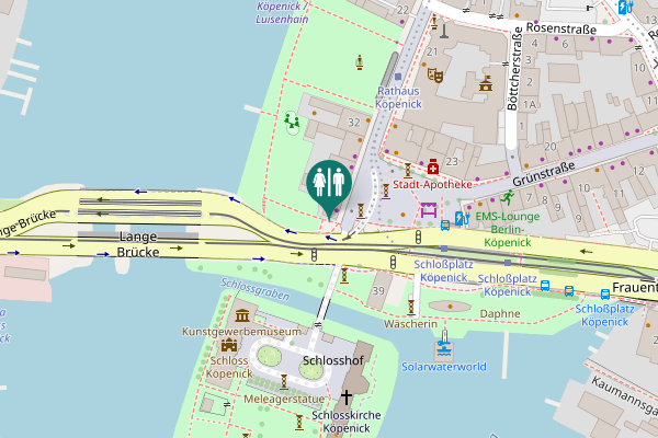 Map showing location of Alt-Köpenick 38 Toilet