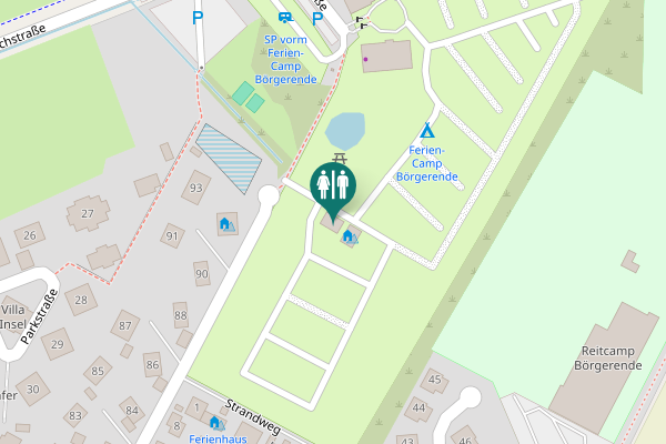 Map showing location of Deichstraße 16 Toilet