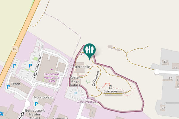 Map showing location of Austernplatz 1 Toilet