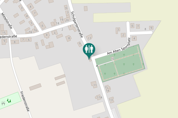 Map showing location of Schulgartenstraße 10 Toilet