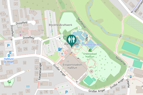 Map showing location of Großer Anger 31 Toilet