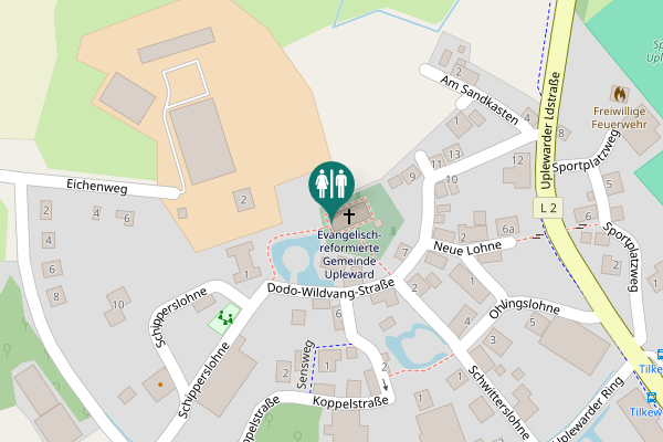 Map showing location of Dodo-Wildvang-Straße 3 Toilet