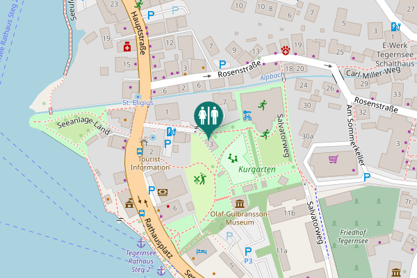 Map showing location of 3 Toilet