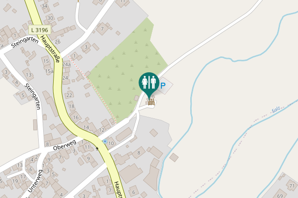 Map showing location of Langstriegelweg Toilet