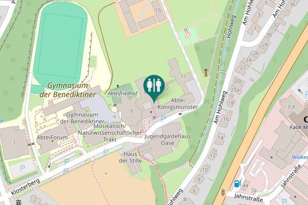 Map showing location of Klosterberg 11 Toilet