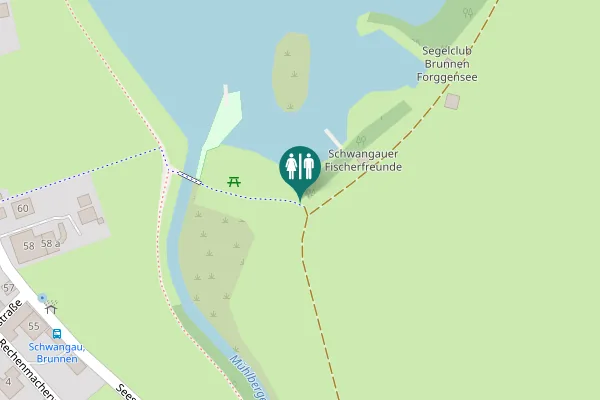 Map showing location of Deutenhauser Weg Toilet