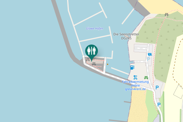 Map showing location of Strandpromenade 1 Toilet