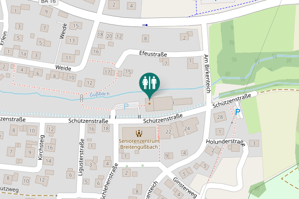 Map showing location of Schützenstraße 3 Toilet