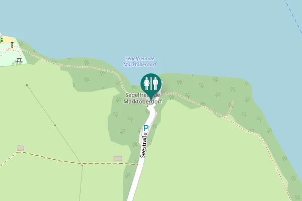 Map showing location of Seestraße 31 Toilet
