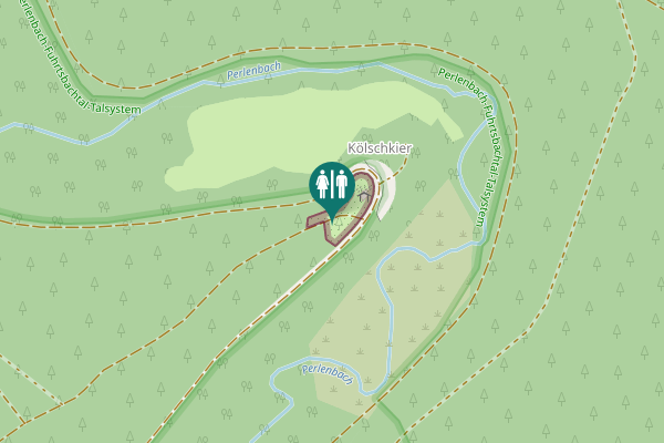 Map showing location of Unterer Steg Toilet