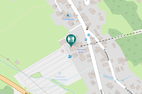 Map showing location of Silvrettastraße 150 Toilet