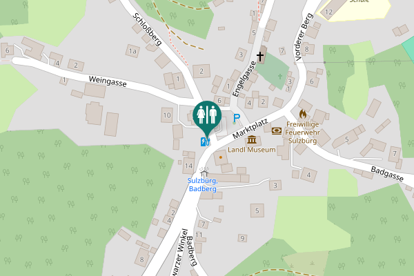 Map showing location of Marktplatz 12 Toilet