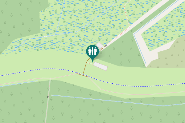 Map showing location of Zingst Toilet