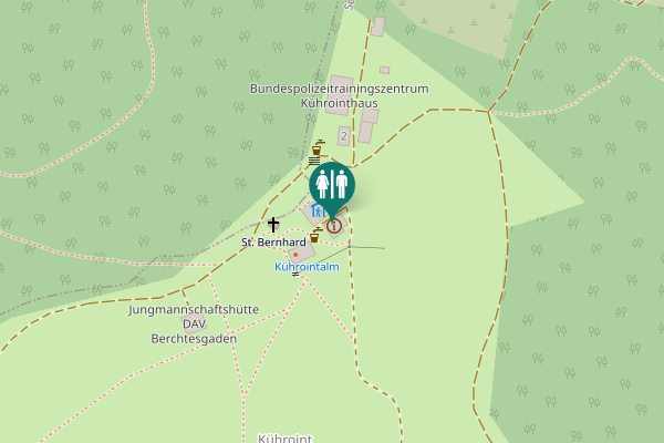 Map showing location of 2 Toilet