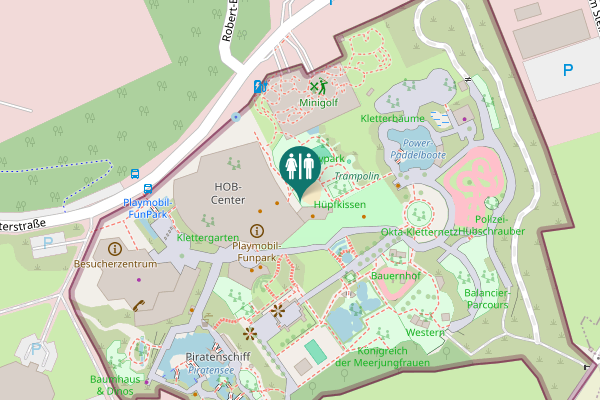 Map showing location of Brandstätterstraße 2-10 Toilet