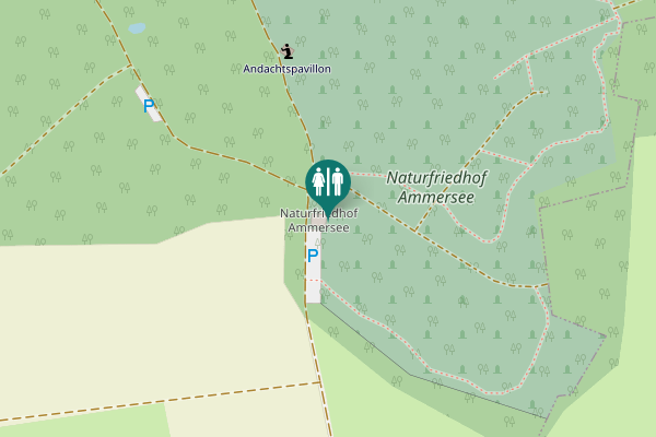 Map showing location of Greifenberg Toilet