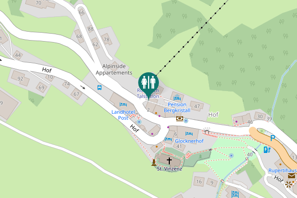 Map showing location of 5 Toilet