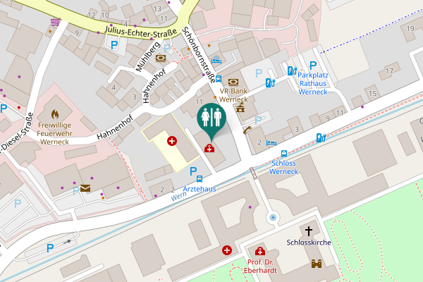 Map showing location of Balthasar-Neumann-Platz 13 Toilet