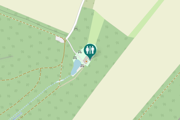 Map showing location of Dankmarshausen Toilet