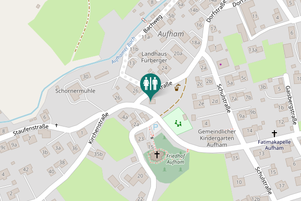 Map showing location of Dorfstraße 24 Toilet