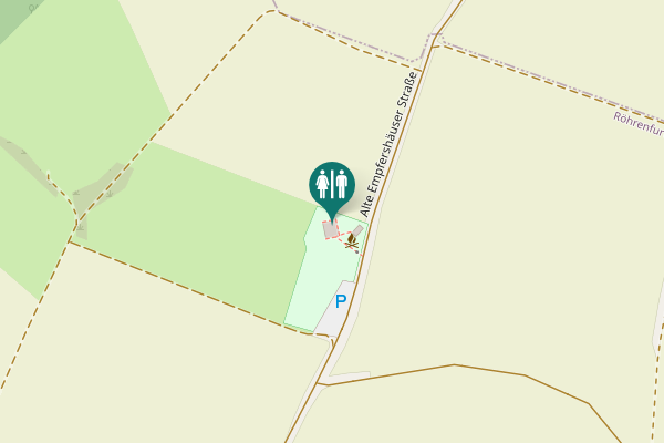Map showing location of Alte Empfershäuser Straße Toilet
