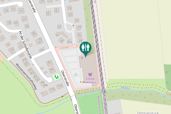 Map showing location of Kunden WC
