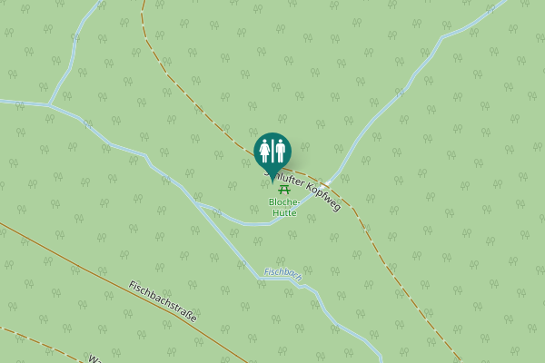 Map showing location of Schlufter Kopfweg Toilet